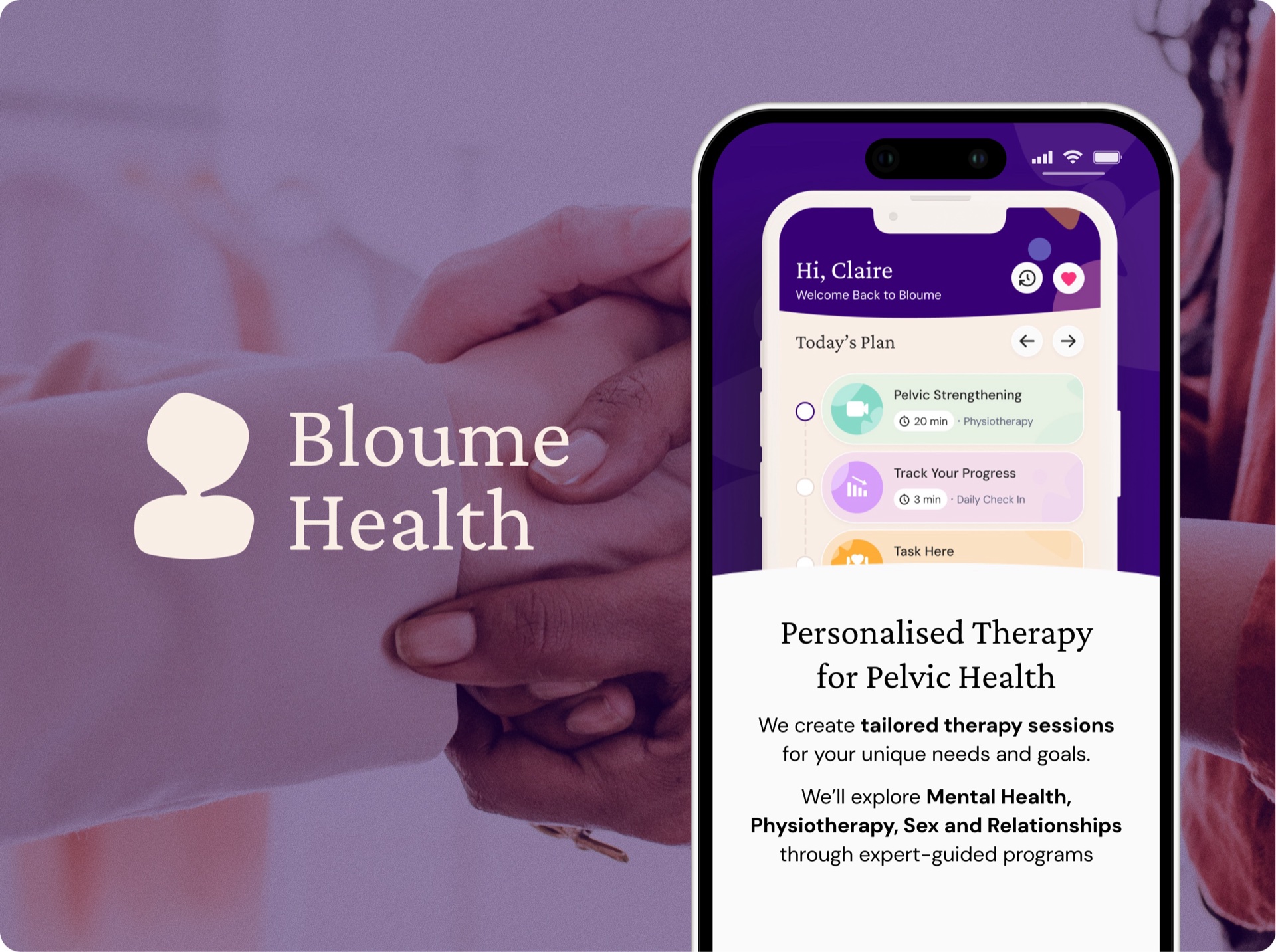 Bloume Health // App Development