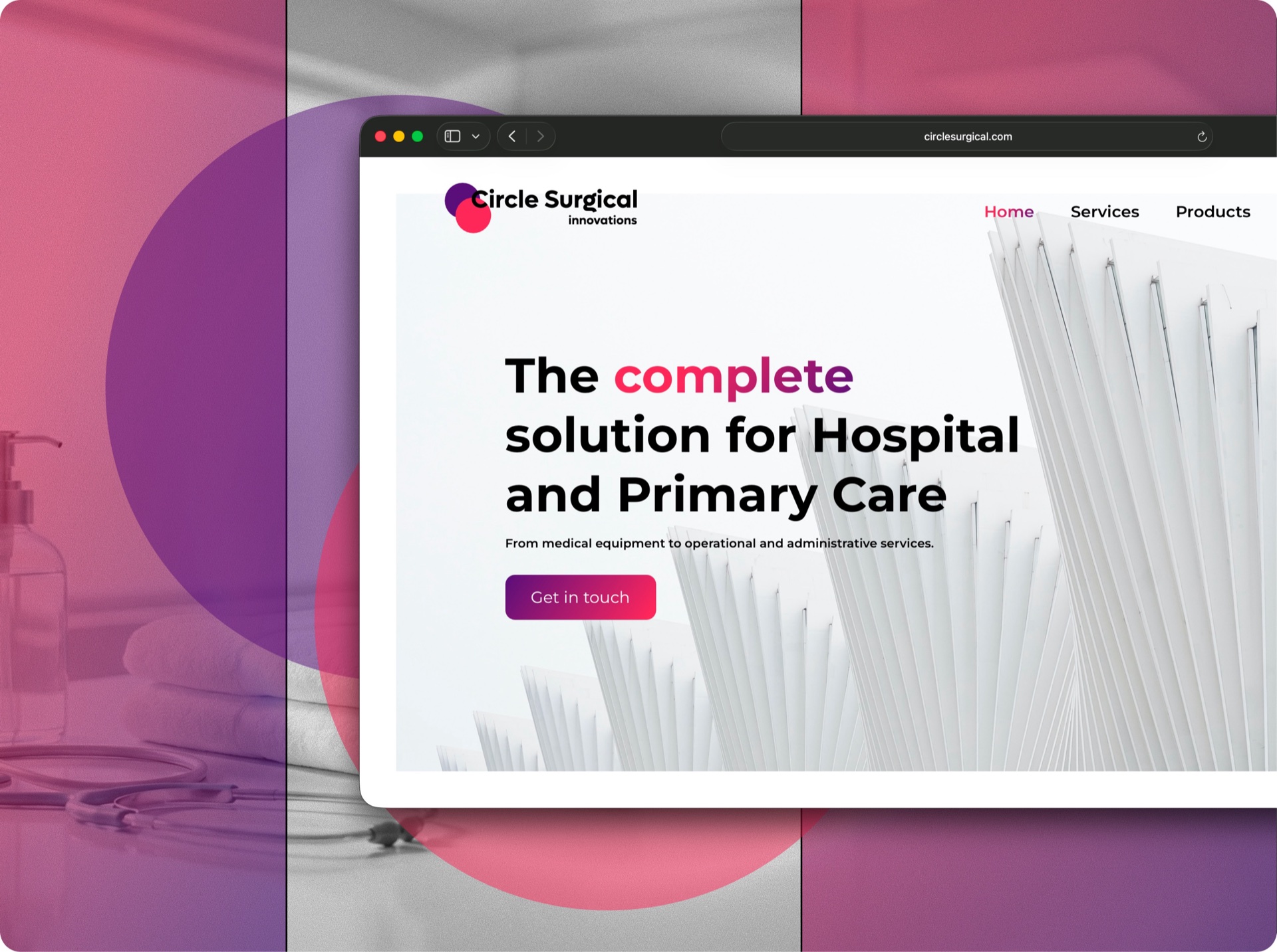 Circle Surgical // Website Design & Branding