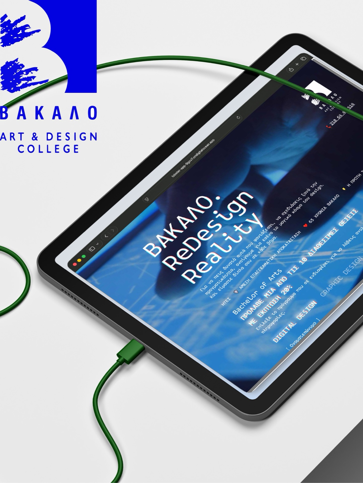 VAKALO Art & Design College // Website Design